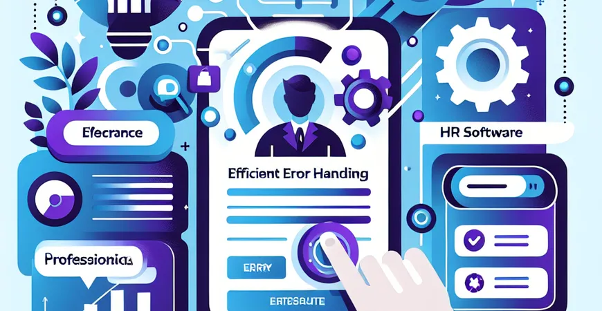 HR 软件数据录入总出错？3 个高效处理技巧帮你纠错